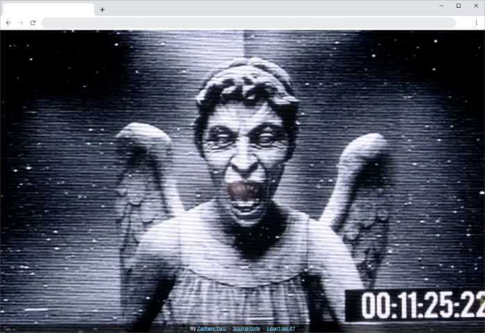 In Chrome, the angel attacks.