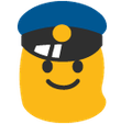 Google police officer emoji