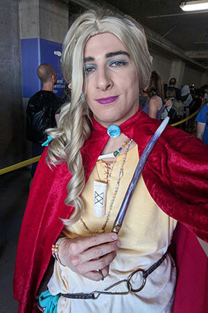 Lup holds her wand.