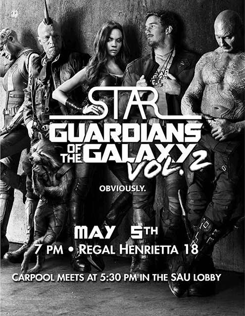 Guardians Of The Galaxy Volume 2 movie poster.