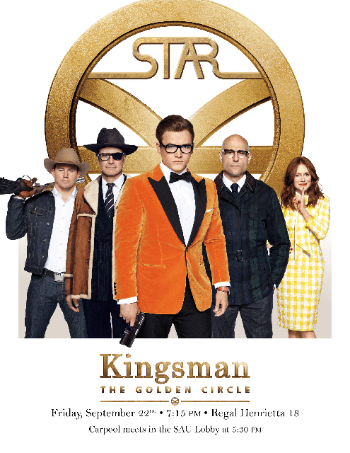 Kingsman: The Golden Circle movie poster.