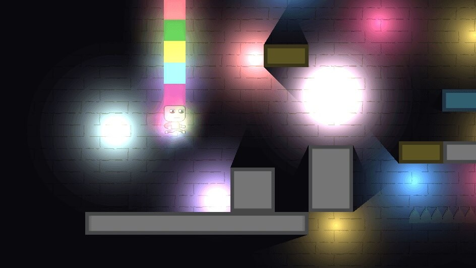 Screenshot of the beginning of the level.