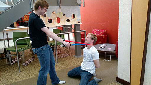 Lightsaber duels.